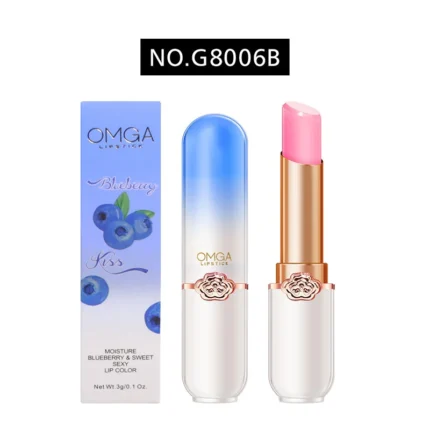 OMGA Color-Changing Lip Balm Jelly Lipstick Moisturizing Waterproof Hydrating Temperature-Sensitive Peach Flavor,Smooth Lips - Image 8