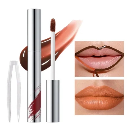 Peel Off Lip Liner Stain Long Lasting Lip Liner Matte Finish Waterproof Long Lasting Peel Off Lipgloss Lipstick Makeup for Women - Image 8