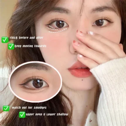 4 Colors Brown Lying Silkworm Liquid Eyeliner Pen Waterproof Big Eyes Makeup Smooth Quick-drying Women Cosmetics Beauty Tools - Image 3
