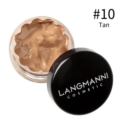 Long Lasting Full Cover Liquid Face Concealer Foundation Waterproof Makeup Base for Dark Circles & Acne Contour Cream Concealer - Image 9