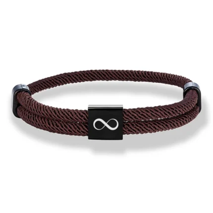 MKENDN Classic Men Infinity Bracelet Adjustable Nautical Rope Bracelets For Women Black Stainless Steel Couple Jewelry Gifts - Image 18