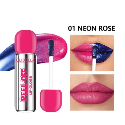 Tear-off lip gloss,long-lasting moisturizing lip gloss,easy to color,nonstick cup tear off peel off lipsticks makeup for women - Image 7