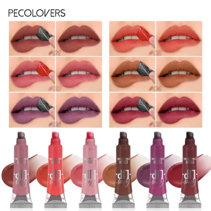 Lasting Matte Lip Gloss-Peel-off Tattoos，Long-Lasting Waterproof Lipstick, Berry & Mixed Shades - Image 5