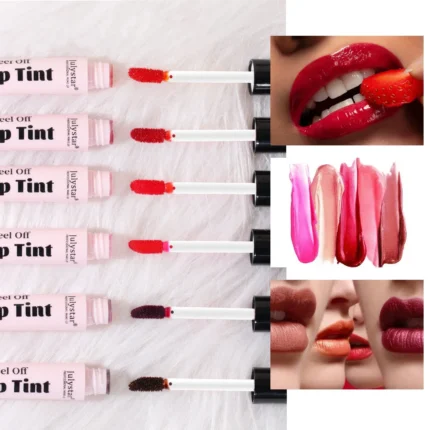 6 Colors Liquid Lipstick Peel Off Waterproof Longlasting LipGloss Mask Moisturizer Tear Pull Lip Lint Cosmetic Maquillage Makeup - Image 23