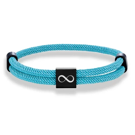 MKENDN Classic Men Infinity Bracelet Adjustable Nautical Rope Bracelets For Women Black Stainless Steel Couple Jewelry Gifts - Image 16