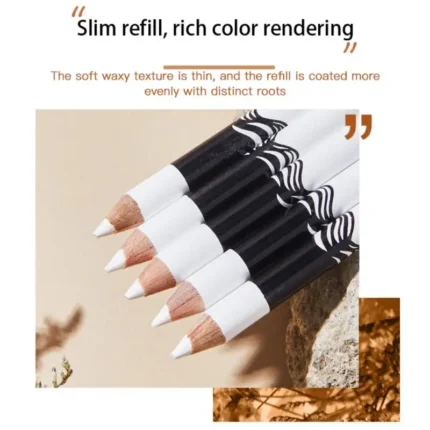 Eyeliner Pencil Eye Styling Pen Professional Portable Quick- Eye Liner Pen White for Female Make Up Beauty Cosmetics Tools - Image 6