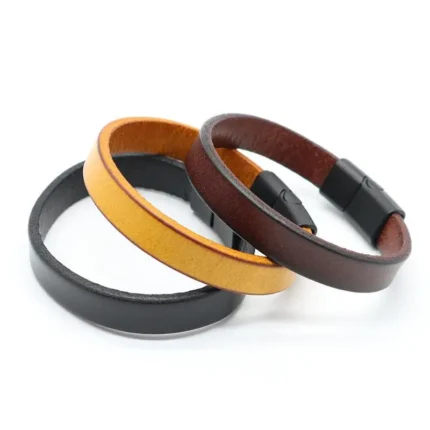 Jiayiqi Vintage Genuine Leather Wrap Cord Cuff Bracelet For Hand Wrist Wristband Men Woman Punk Bangle Couple Jewelry Gift - Image 26