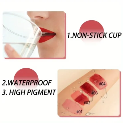 Matte Peel Off Liquid Lipstick Waterproof Longlasting Natural Lip Gloss Makeup Tattoo Non-stick Cup Moisturizing Makeup - Image 6