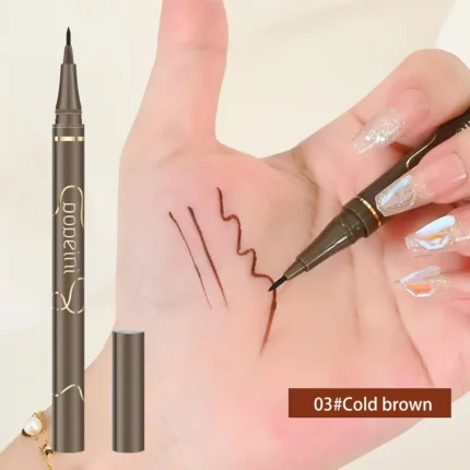 Ultra-Fine Waterproof Liquid Eyeliner – Smudge-Proof, Long-Lasting, Fast-Drying, Easy to Use, Bold Eye Definition for Daily Make - Image 9