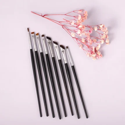 OVW Eyeliner Brushes Set Premium Synthetic Blending Shader Crease Precision Eye Makeup brushes set - Image 6