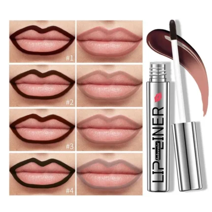 4colors Peel Off Lip Liner Waterproof Long Lasting Lipliner Pencil Moisturising Lips Gloss Tattoo Lipgloss Lipsticks Cosmetics - Image 5