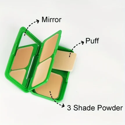 3-in-1 Double-Layer Aloe Vera Matte Powder Foundation Waterproof Sweatproof Long-Lasting Oil Control for Summer Makeup Set - Image 11