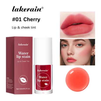 6Colors Water Lip Stain Moisturizing Lip Glaze Long Lasting Lip Ink Face Lip Dual Purpose Waterproof Liquid Cosmetic Makeup - Image 10