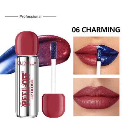 Tear-off lip gloss,long-lasting moisturizing lip gloss,easy to color,nonstick cup tear off peel off lipsticks makeup for women - Image 8