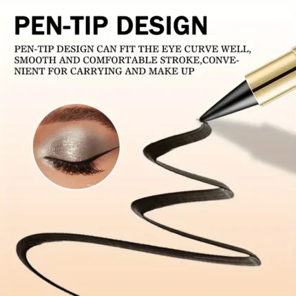 2Pcs Black&Brown Gel Eyeliner Pencil Eye Black Face Paint Sticks Makeup Set, Natural Black Eyeliner Cream Waterproof Crayon - Image 5