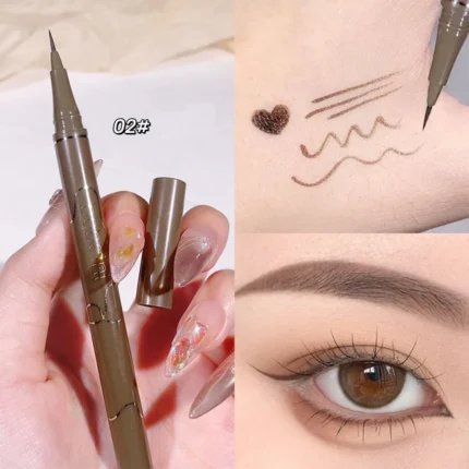 Ultra-Fine Waterproof Liquid Eyeliner – Smudge-Proof, Long-Lasting, Fast-Drying, Easy to Use, Bold Eye Definition for Daily Make - Image 12