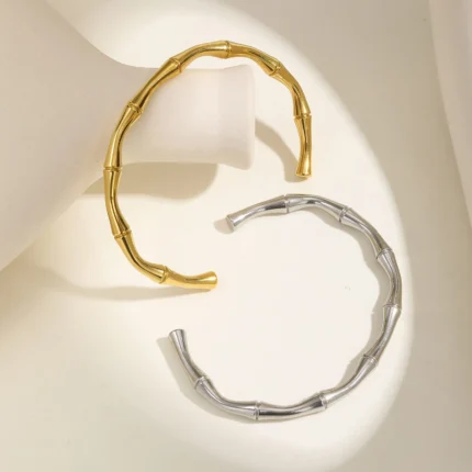 Vnox Chic Mobius Cuff Bangle Bracelets Women Men,Gold Color Waterproof Thin 4MM Stainless Steel Twisted Wristband Gift Jewelry - Image 4