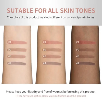 4colors Peel Off Lip Liner Waterproof Long Lasting Lipliner Pencil Moisturising Lips Gloss Tattoo Lipgloss Lipsticks Cosmetics - Image 16