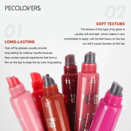 6 Colors Matte Peel Off Liquid Lipstick Long Lasting Waterproof Lip Gloss Mask Moisturizer Tear Pull Lip Lint Cosmetic Makeup - Image 9