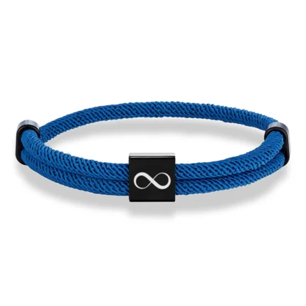 MKENDN Classic Men Infinity Bracelet Adjustable Nautical Rope Bracelets For Women Black Stainless Steel Couple Jewelry Gifts - Image 6
