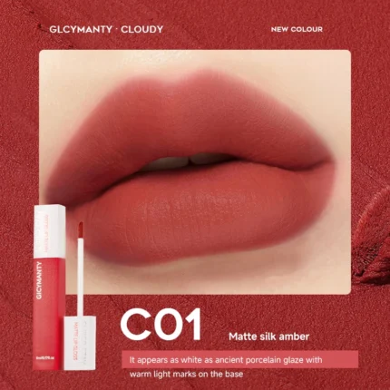GICYMANTY Misty Matte Square Tube Lip Gloss Moisturizing Waterproof Moisturizing Not Easy To Peel Off Liquid Lipstick - Image 8