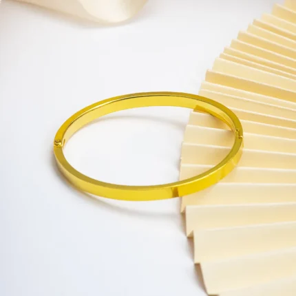 2024 Luxury Colorful Orange Enamel Bangles Bracelets for Women Party Gift Fashion Bangles Original Stainless Steel Jewelry - Image 15