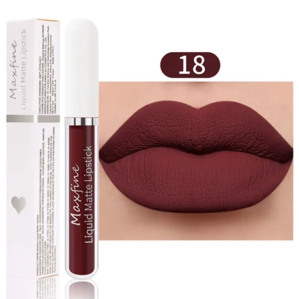 Liquid Matte Lip Gloss High Saturation Color Rendering  Long lasting And Waterproof  Not Easy To Peel Off Liquid Lipstick - Image 8