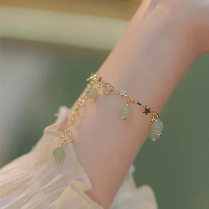 5Pcs Set Gold/Silver Color Fashion Charm Bracelet Women Retro Glossy Geometric Metal Twist Chain Bangles Bracelet Set Jewelry - Image 12