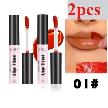 Ins Peel Off Liquid Lipstick 6 Color Waterproof Lasting Matte Pink Lip Gloss Moisturizer Tear-off Lip Stain Cosmetic Makeup Gift - Image 7