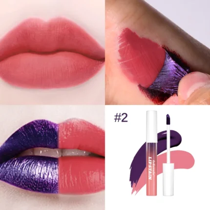 Peel-Off Tattoo Lip Gloss Peel Lipstick,Long-Lasting Waterproof No Fading Transfer Resistant Natural Lip Tint Makeup for Women