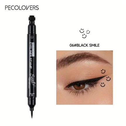 Double Head 2 in1 Liquid Eyeliner Moon Star Heart Butterfly Shapes Tattoo Stamp Quick To Dry Eye Liner Pencil Makeup Tool - Image 5