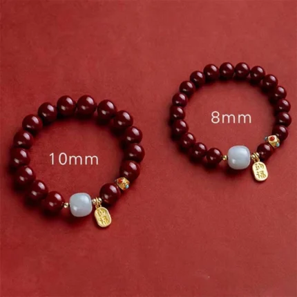 Lucky Wealth Red String Bead Bracelet Bangle Handmade Adjustable Attract Money Wealth Bracelet For Women Men - Image 3