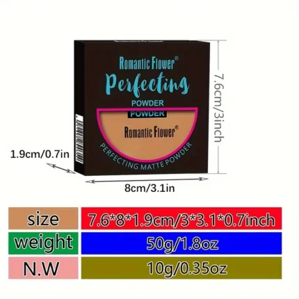 3-color Dark Powder Bronze Powder Dark Skin Foundation Oil Control Concealer Brighten The Face Create Three-dimensional Makeup - Image 14
