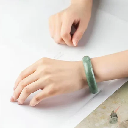 Real Jade Natural Ice Green Jade Bracelet Original Certified Luxury Bracelet For Women Wholesale Gifts Girlfriends - Image 5