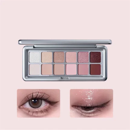 12 Color Eye Shadow Plate Matte Pearl Eyeshadow Girl Beginner Makeup Eyeshadow Tray Cosmetics makeup kit full professional - Image 4