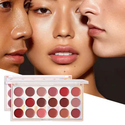 18 Colors Matte Lipstick Palette lip gloss Korean cosmetics lipsticks set makeup for women cheap make up Peel Off Lip Stain - Image 13