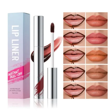 Peel Off Lip Liner Stain Long Lasting Lip Liner Matte Finish Waterproof Long Lasting Peel Off Lipgloss Lipstick Makeup for Women - Image 15
