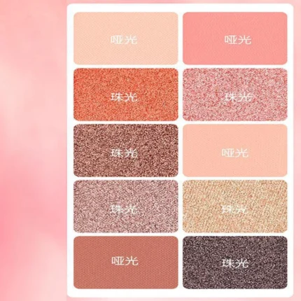 10 color eyeshadow ten candy color eyeshadow palette eyeshadow set pearl matte long lasting - Image 5