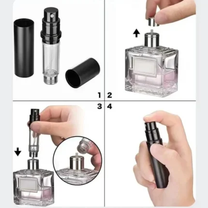10ml 5ml Mini Bottom Filling Perfume Spray Dispenser Bottles Cosmetic Refillable Spray Atomizer Portable Liquid Container Bottle - Image 5