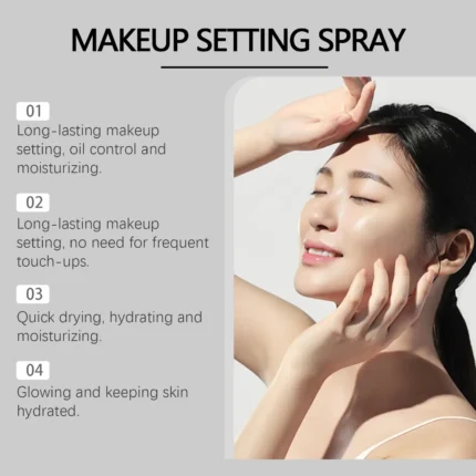 EELHOE Makeup Fixer Spray Waterproof Oil Control Non-sticky Glow Skin Hydration Quick Drying Setting Spray for Makeup Products - Image 6