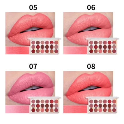 18 Colors Matte Lipstick Palette lip gloss Korean cosmetics lipsticks set makeup for women cheap make up Peel Off Lip Stain - Image 16