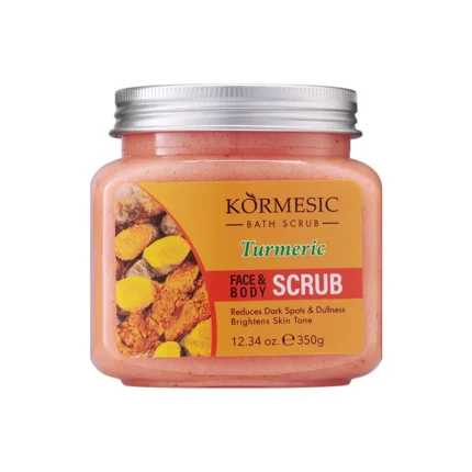 KORMESIC Turmeric Body Scrub Cream Facial Moisturizing Deep Cleansing Milk Rose Gentle Tender Face Exfoliation Skin Care Product - Image 6