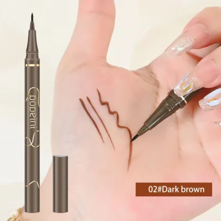 Ultra-Fine Waterproof Liquid Eyeliner – Smudge-Proof, Long-Lasting, Fast-Drying, Easy to Use, Bold Eye Definition for Daily Make - Image 7