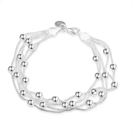 Certified 925 Sterling Silver Original  Bracelets Pearls Bamboo Knots  for Women Luxury Brand Jewelry Handicraft Beaded Gift - Image 6