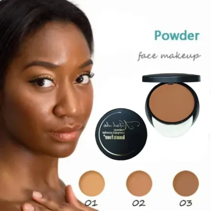 3-color Dark Powder Bronze Powder Dark Skin Foundation Oil Control Concealer Brighten The Face Create Three-dimensional Makeup - Image 18