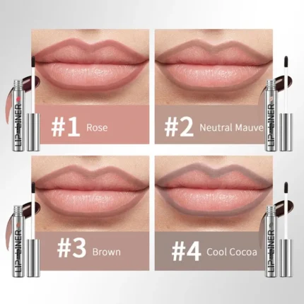 4colors Peel Off Lip Liner Waterproof Long Lasting Lipliner Pencil Moisturising Lips Gloss Tattoo Lipgloss Lipsticks Cosmetics - Image 4