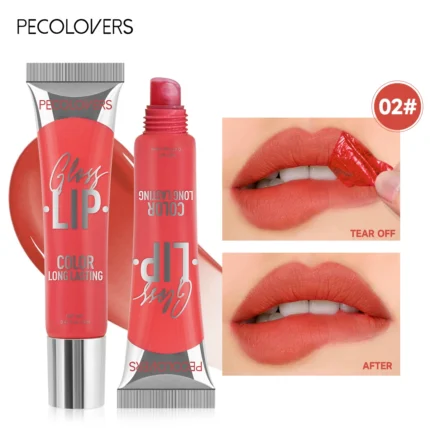 Lasting Matte Lip Gloss-Peel-off Tattoos，Long-Lasting Waterproof Lipstick, Berry & Mixed Shades - Image 9