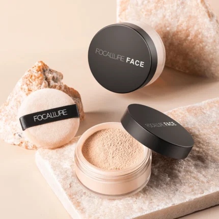 Focallure Invisible Finish Loose Setting Powder Translucent Natural Soft Face Makeup Powder Oil Control Face Loose Powder - Image 6