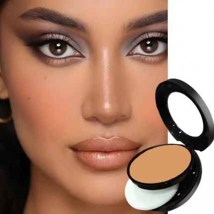 3-color Dark Powder Bronze Powder Dark Skin Foundation Oil Control Concealer Brighten The Face Create Three-dimensional Makeup - Image 16