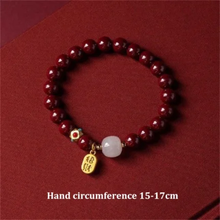Lucky Wealth Red String Bead Bracelet Bangle Handmade Adjustable Attract Money Wealth Bracelet For Women Men - Image 6